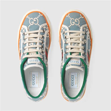 gucci sneakers blu|gucci sneakers dames.